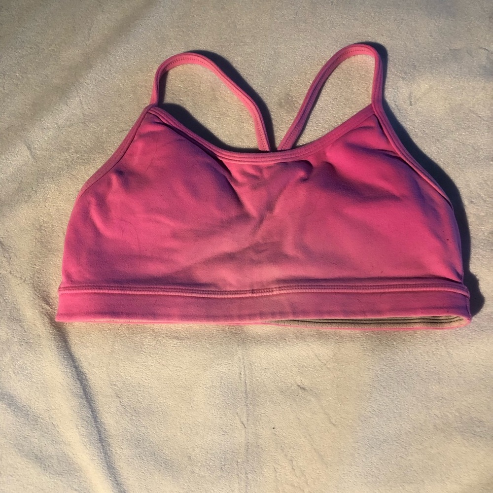 Lululemon Pink Vintage Racerback Bra Size 4